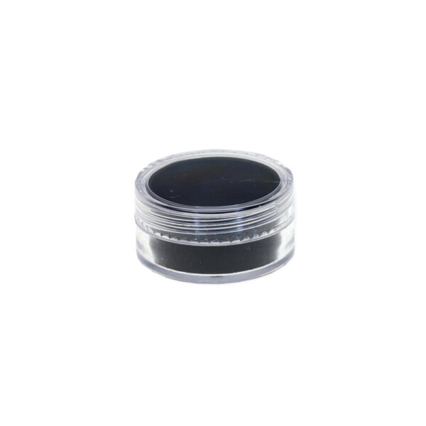 Plastikdose mit schwarzem Silikoneinsatz 10 ml, PACKUNG 50 Stk.