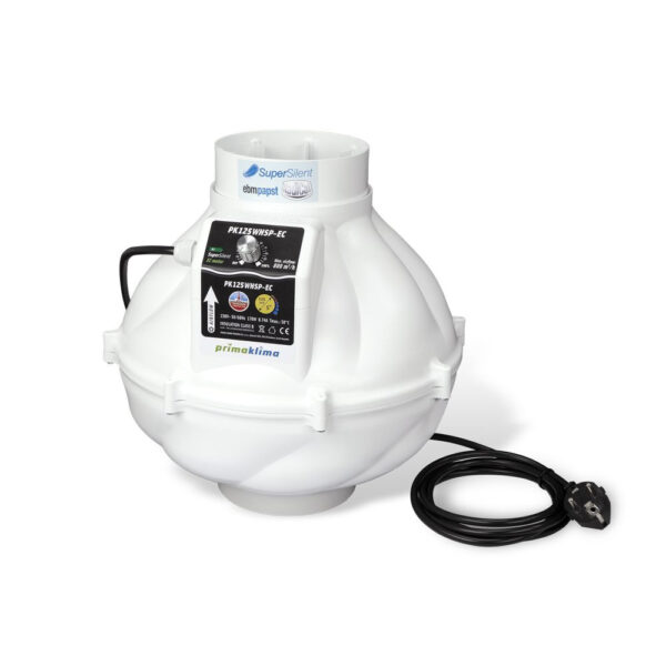 Prima Klima Rohrventilator Whisperblower EC 125 mm - 800 m3/Std, EC motor