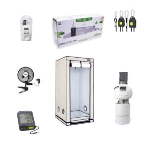 Set Expert - Komplette grow box LED SANlight 265W, 80x80x180 cm
