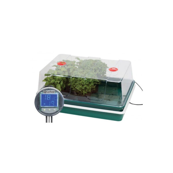Garland Gewächshaus XL Professional Variable, Hartplastik, beheizt mit Thermostat, 59x41x26,5 cm