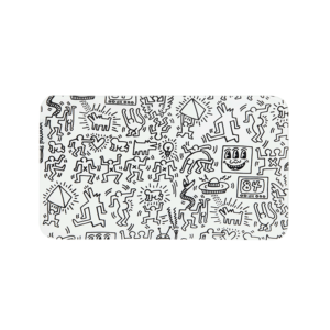 Podnos zum Rollen Keith Haring Tablett Schwarz & Weiß